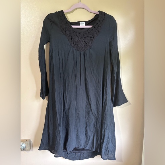 Wrangler Black Long Sleeve Dress - Picture 1 of 4
